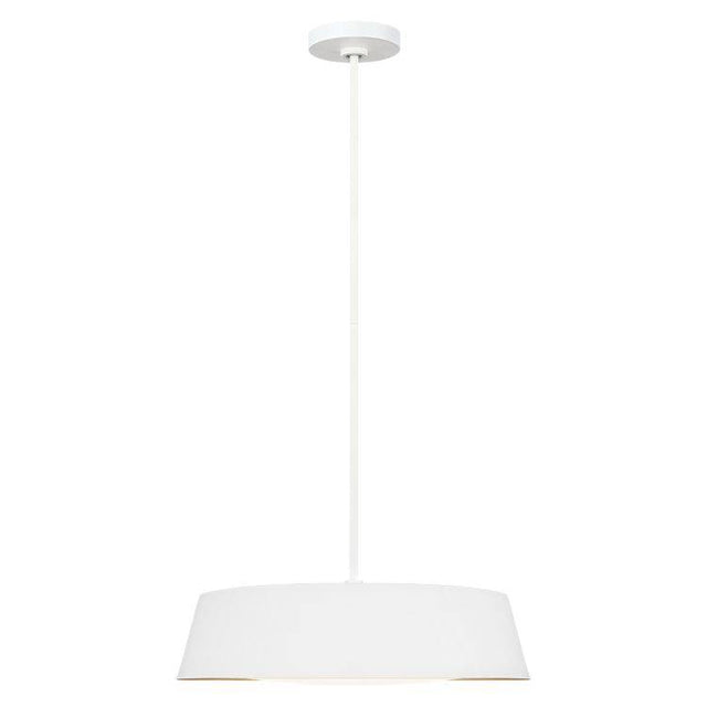 Asher 5 Light Pendant - Matte White - Comet Lighting