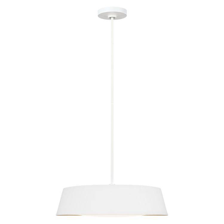 Asher 5 Light Pendant - Matte White - Comet Lighting