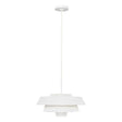 Brisbin 1 Light Pendant - Matte White - Comet Lighting