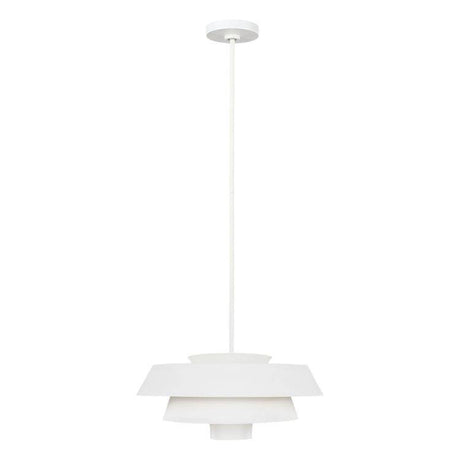 Brisbin 1 Light Pendant - Matte White - Comet Lighting