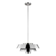 Brisbin 1 Light Pendant - Polished Nickel - Comet Lighting