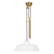 Candor 1 Light Pendant - Matte White - Comet Lighting