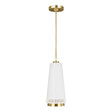 Carter 1 Light Pendant - Style A - Matte White - Comet Lighting