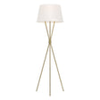 Penny 1 Light Floor Lamp - Burnished Brass - Comet Lighting