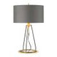 Ferrara Table Lamp - Grey and Polished Gold