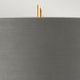 Ferrara Table Lamp - Grey and Polished Gold