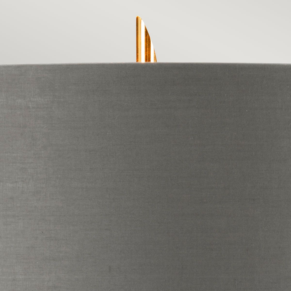 Ferrara Table Lamp - Grey and Polished Gold - Comet Lighting