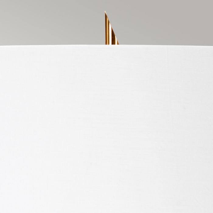 Ferrara Table Lamp - White and Polished Gold