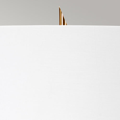 Ferrara Table Lamp - White and Polished Gold