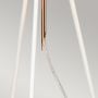 Ferrara Table Lamp - White and Polished Gold