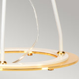 Ferrara Table Lamp - White and Polished Gold