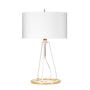 Ferrara Table Lamp - White and Polished Gold