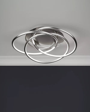 Magic LED Flush - Satin Silver