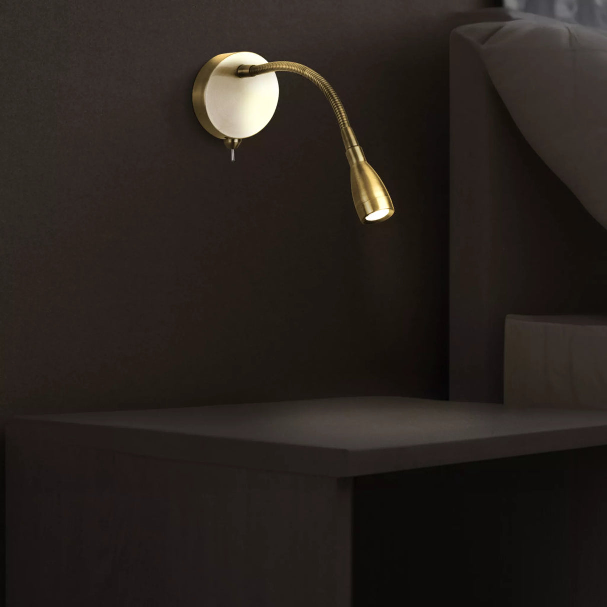 Flexy LED Adjustable Wall Light -Satin Brass