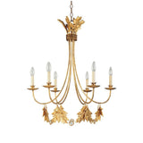 Sweet Olive 6-Light Chandelier - Comet Lighting