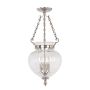 Finsbury Park 3 Light Medium Pendant - Polished Nickel