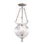 Finsbury Park 3 Light small Pendant - Polished Nickel