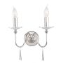 Finsbury Park 2 Light Wall Light - Polished Nickel