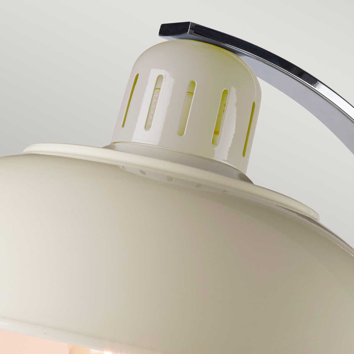 Franklin 1 Light Desk Lamp - Cream - Comet Lighting