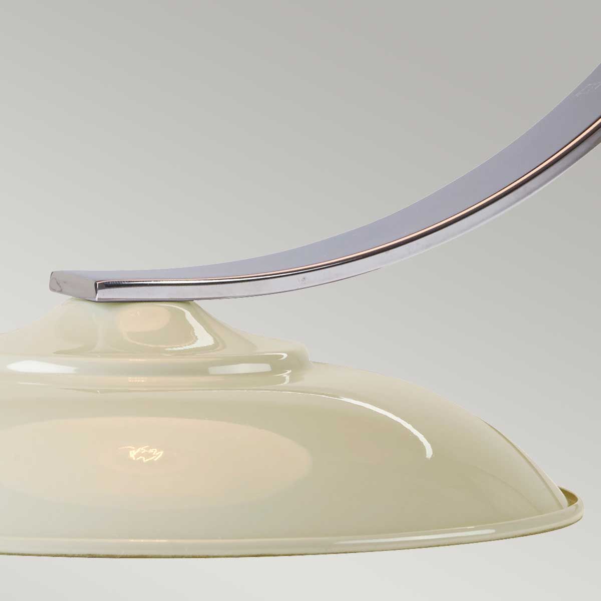 Franklin 1 Light Desk Lamp - Cream - Comet Lighting