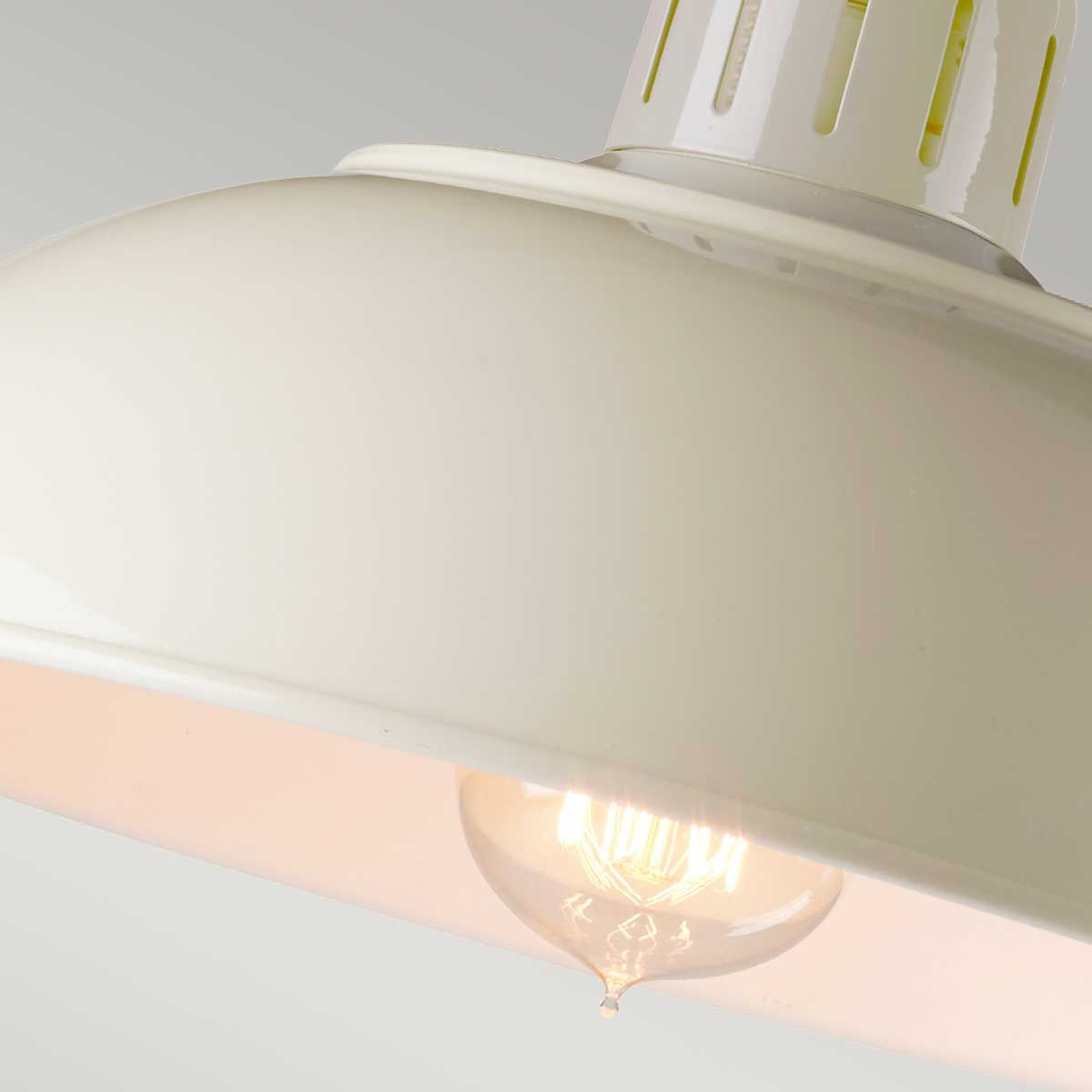 Franklin 1 Light Desk Lamp - Cream - Comet Lighting