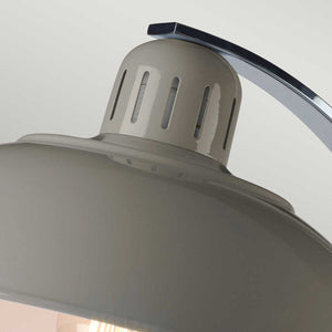 Franklin 1 Light Desk Lamp - Grey - Comet Lighting
