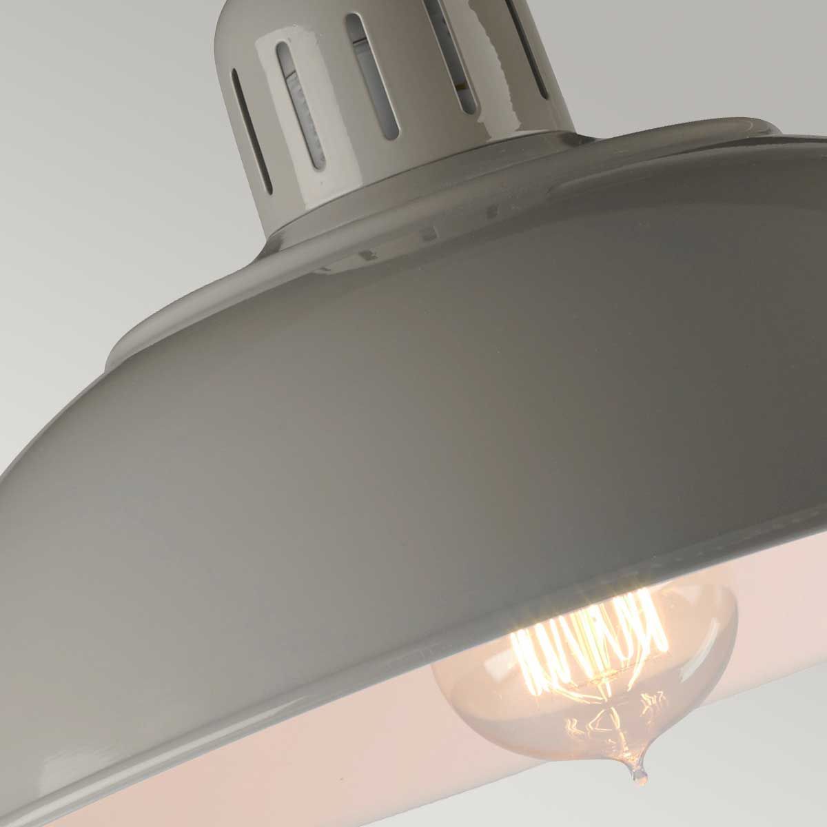 Franklin 1 Light Desk Lamp - Grey - Comet Lighting