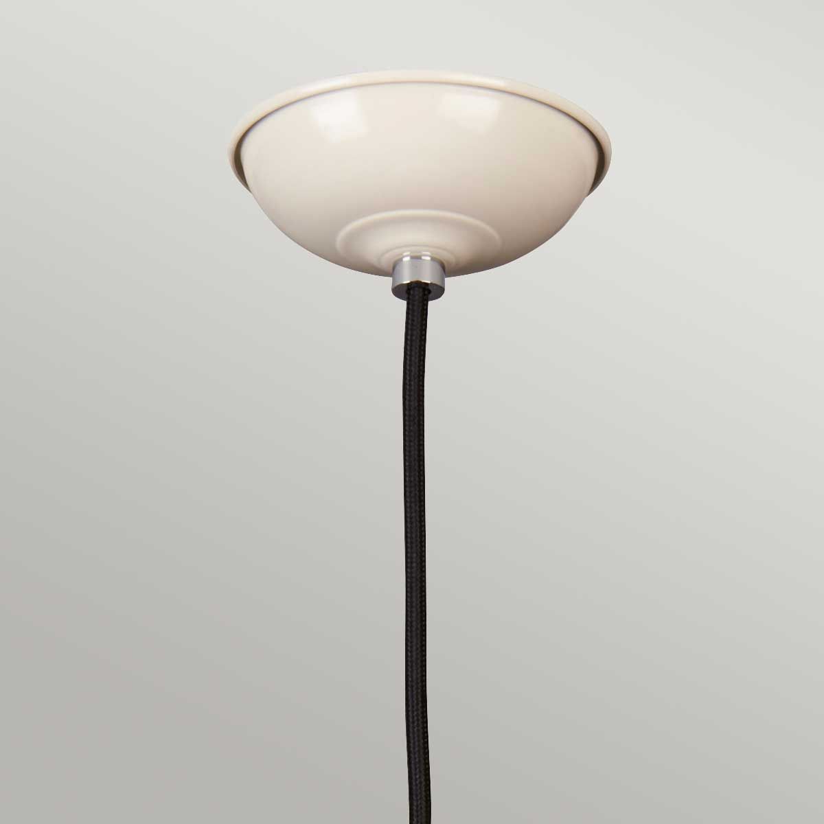 Franklin 1 Light Pendant - Cream - Comet Lighting