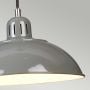 Franklin 1 Light Pendant - Grey