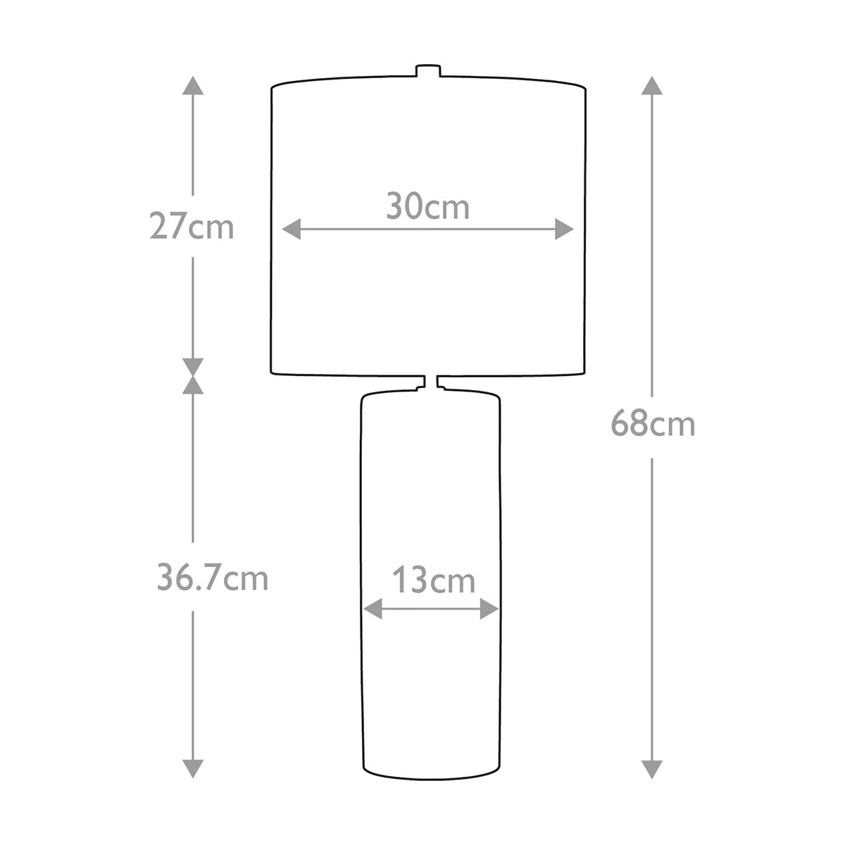 Fulwell 1-Light Table Lamp - Comet Lighting