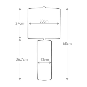 Fulwell 1-Light Table Lamp - Comet Lighting
