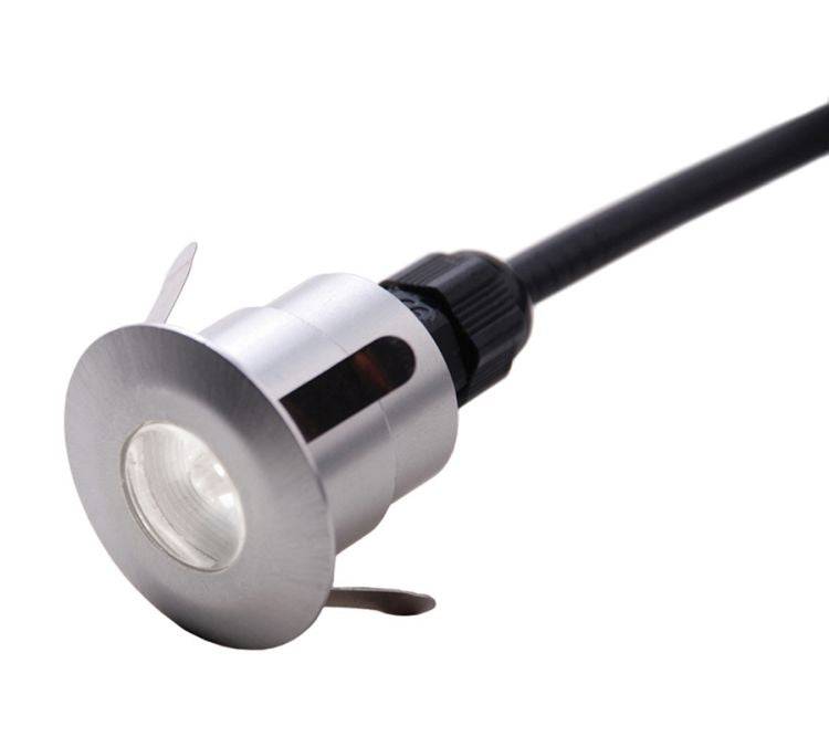 Fusion Outdoor 12v in-ground fitting Brushed Aluminium - Comet Lighting