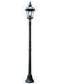 Ledbury Outdoor Lamp Post Lantern Black - Comet Lighting