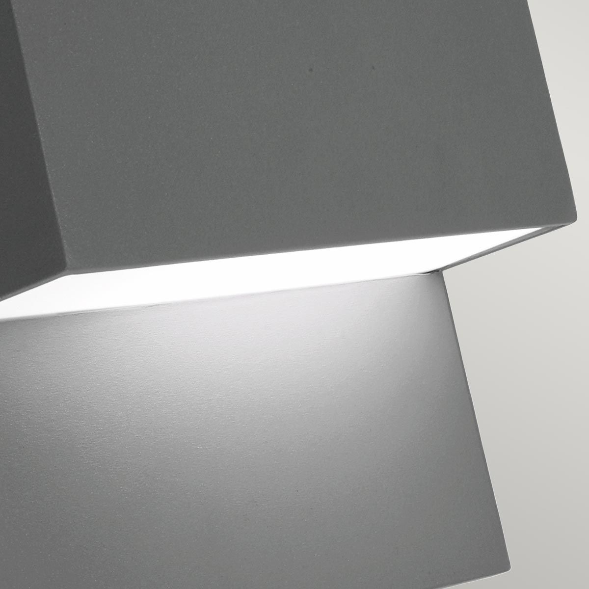 Geneve E27 Wall Lantern - Graphite - Comet Lighting