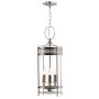 Guildhall Pendant - Polished Nickel