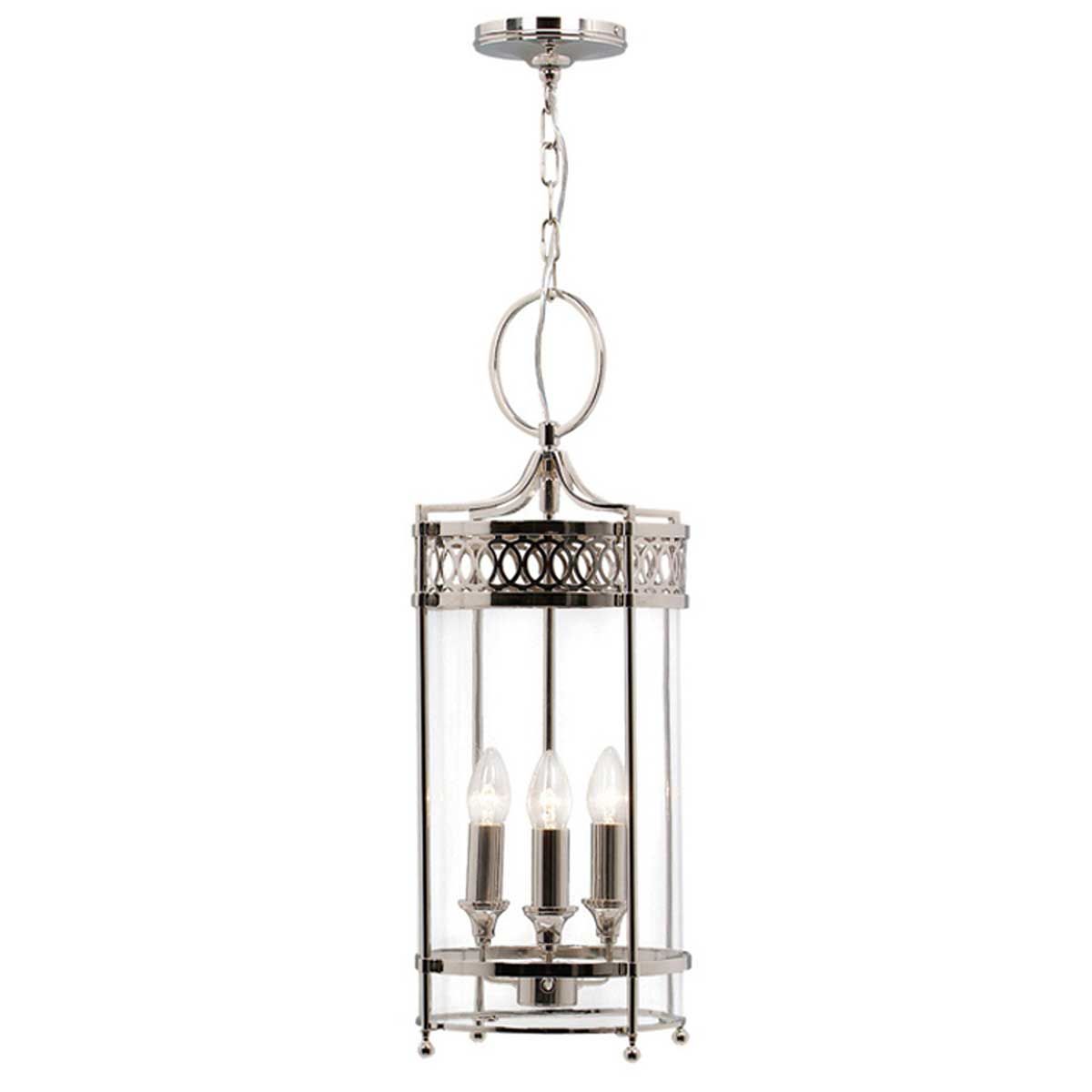 Guildhall Pendant - Polished Nickel - Comet Lighting