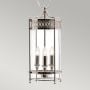 Guildhall Pendant - Polished Nickel