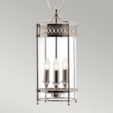 Guildhall Pendant Ceiling Light Polished Nickel - Comet Lighting