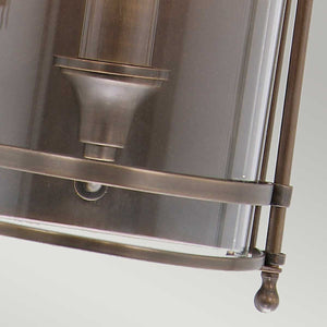 Guildhall Wall Light - Dark Bronze - Comet Lighting