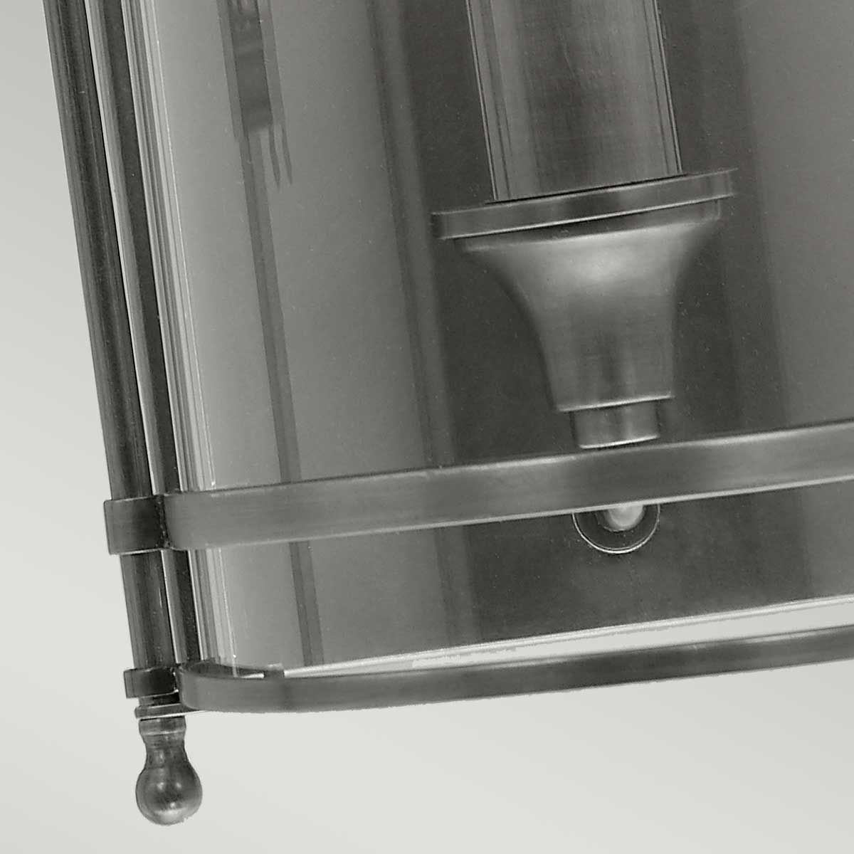 Guildhall Wall Light - Polished Nickel - Comet Lighting