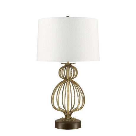 Lafitte 1-Light Table Lamp - Distressed Gold - Comet Lighting