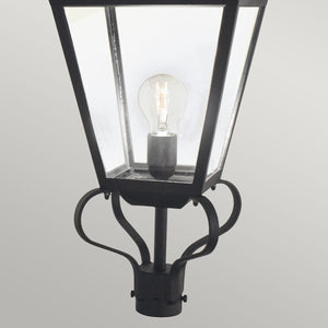 Grampian Outdoor Head Only Black - Comet Lighting