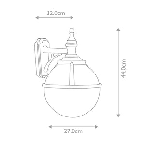 Glenbeigh 1 Light Wall Lantern - Comet Lighting