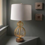 Lafitte 1-Light Table Lamp - Distressed Gold - Comet Lighting