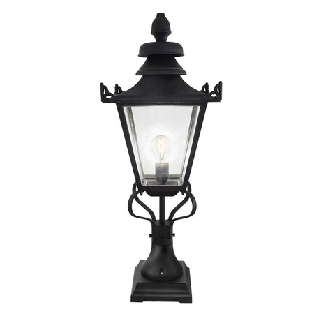 Grampian 1 Light Pedestal Lantern - Comet Lighting