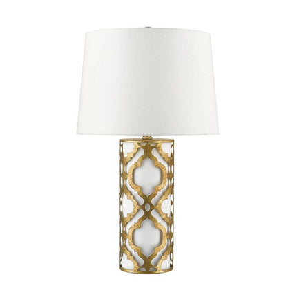 Arabella 1-Light Table Lamp - Distressed Gold
