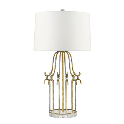 Stella 1-Light Table Lamp - Distressed Gold