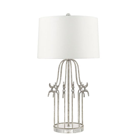 Stella 1-Light Table Lamp - Distressed Silver