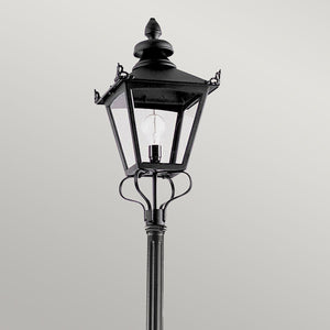 Grampian Outdoor Lamp Post Black - Comet Lighting