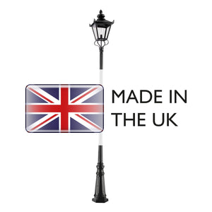 Grampian Outdoor Lamp Post Black - Comet Lighting